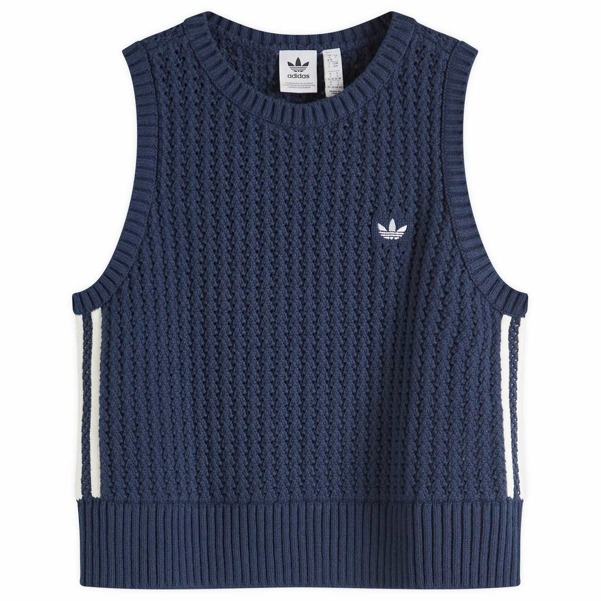 Adidas Women's Knitted Vest in Night Indigo