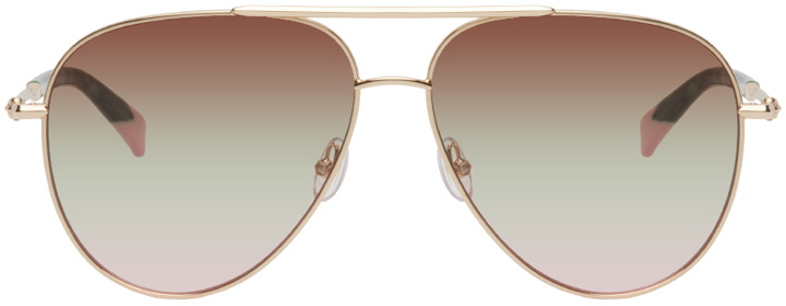 Photo: Missoni Gold Aviator Sunglasses