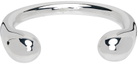 Jil Sander Silver Open Cuff Bracelet