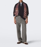 Dries Van Noten Cotton and wool half-zip sweater