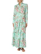 MC2 Saint Barth Woman Linen Dress Marbella With Flower Print