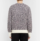 Noon Goons - Chatterbox Leopard-Jacquard Cardigan - Pink