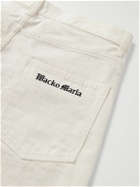 Wacko Maria - Embroidered Straight-Leg Jeans - Neutrals