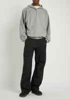 Wooyoungmi Hooded Cotton Sweatshirt Grey