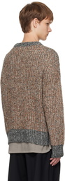 Song for the Mute Brown Oversized Sweater