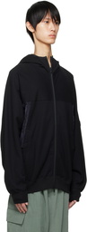 Y-3 Black Paneled Hoodie