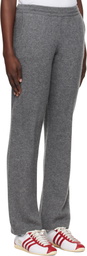 Sporty & Rich Gray 'SRC' Cashmere Trousers