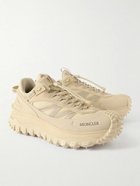 Moncler - Trailgrip GTX Leather-Trimmed Canvas Sneakers - Neutrals