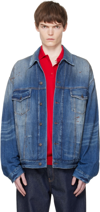 Photo: Acne Studios Blue Robert Trafalgar Denim Jacket