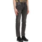 Levis Grey 502 Taper Flex Jeans