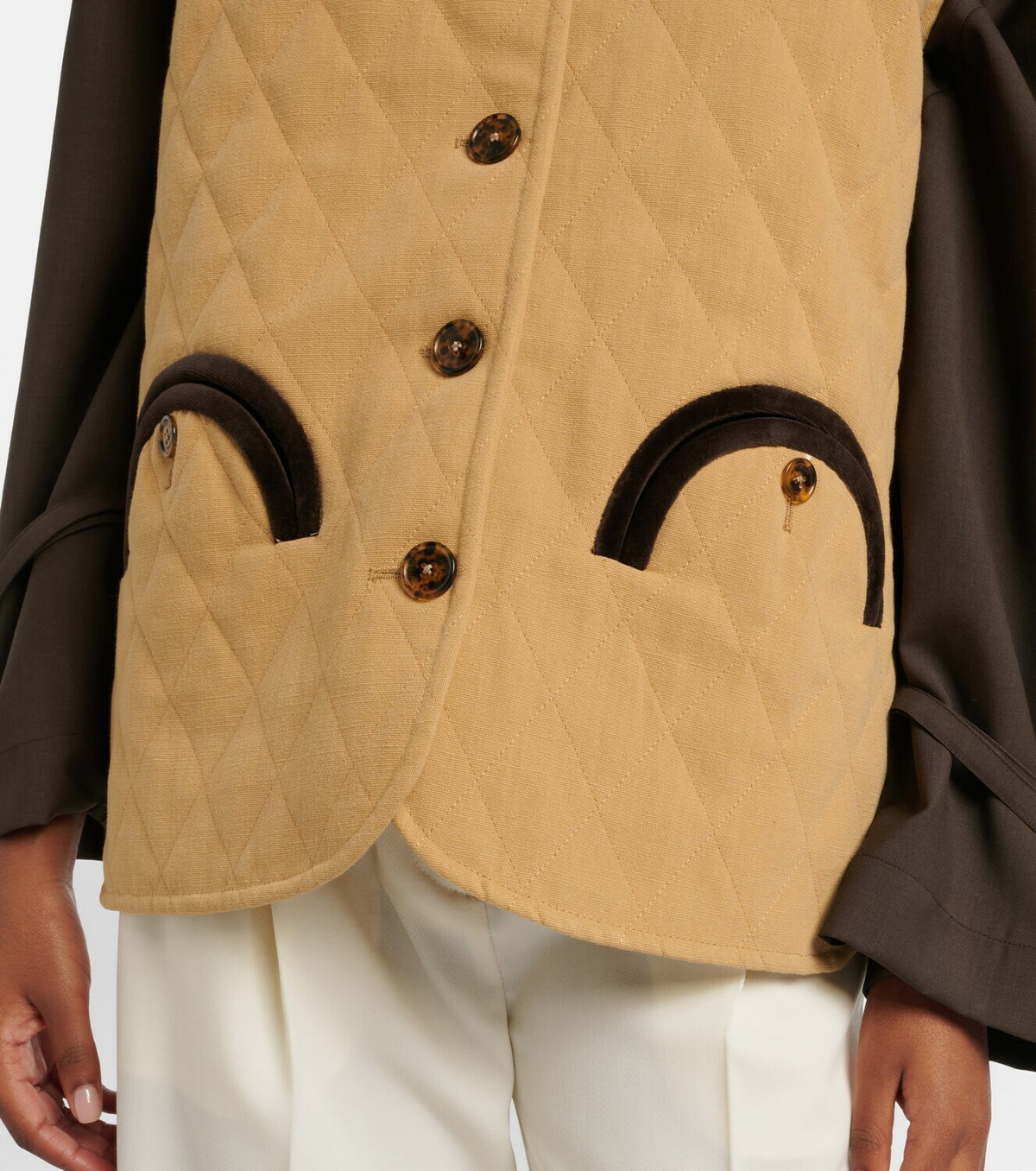 Blazé Milano Suffolk quilted cotton vest