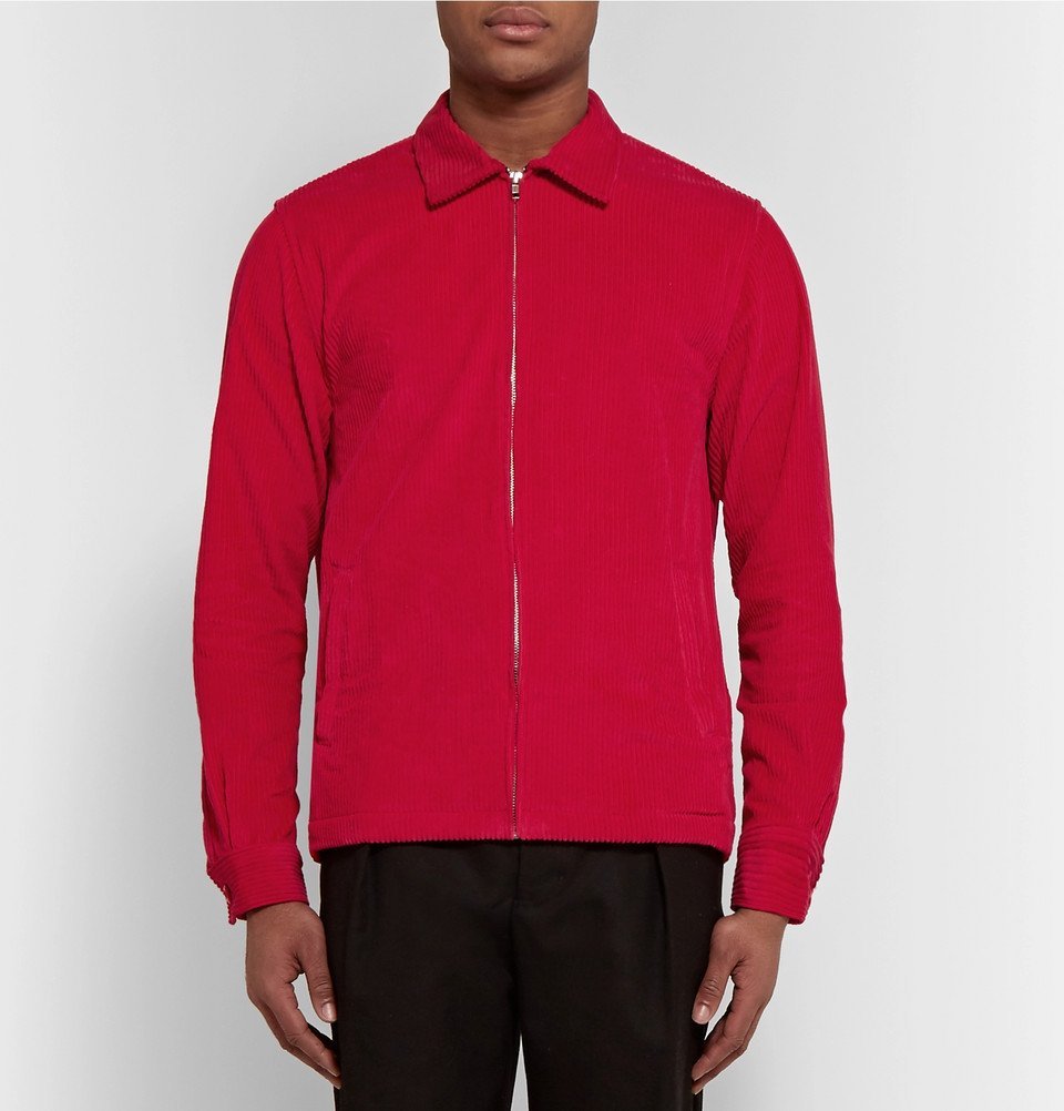 Noon Goons - Club Cotton-Corduroy Jacket - Men - Red Noon Goons