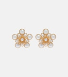 Oscar de la Renta Embellished clip-on earrings