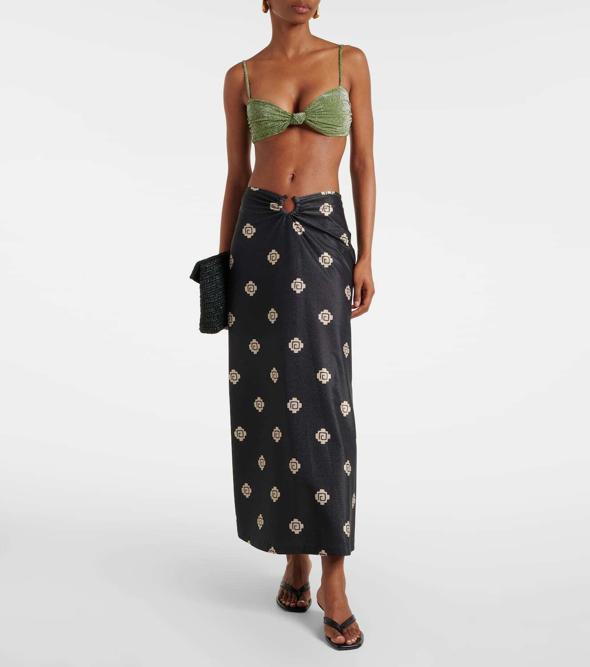 Johanna Ortiz Keel gathered maxi skirt