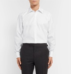 Kingsman - Turnbull & Asser White Double-Cuff Cotton-Twill Shirt - White