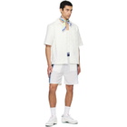 Casablanca Multicolor Gradient Tennis Tile Medium Scarf