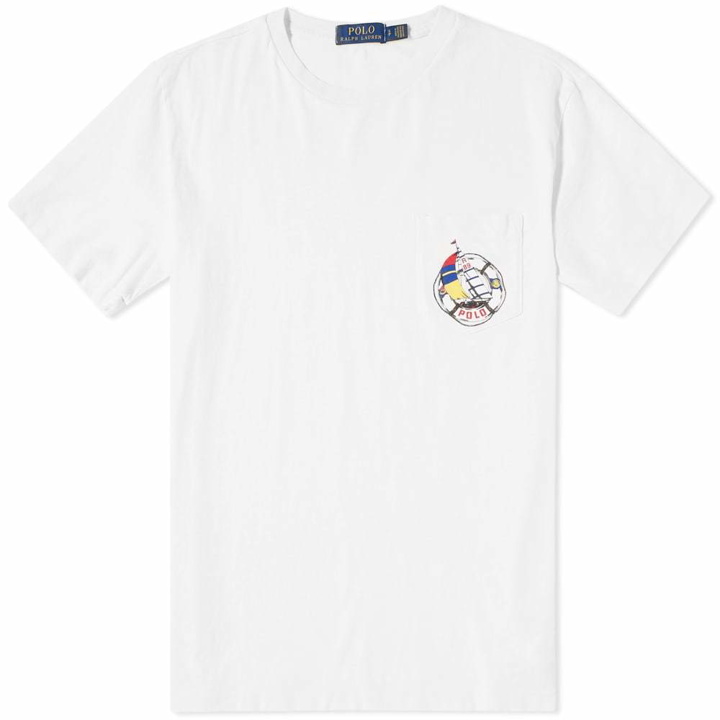 Photo: Polo Ralph Lauren Americas Cup Vintage Pocket Tee White