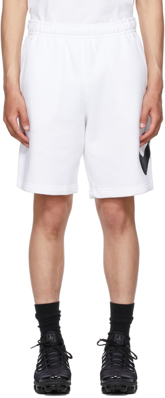 Photo: Nike White Sportswear Club Shorts