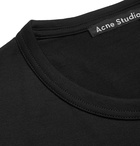 Acne Studios - Nash Appliquéd Cotton-Jersey T-Shirt - Men - Black