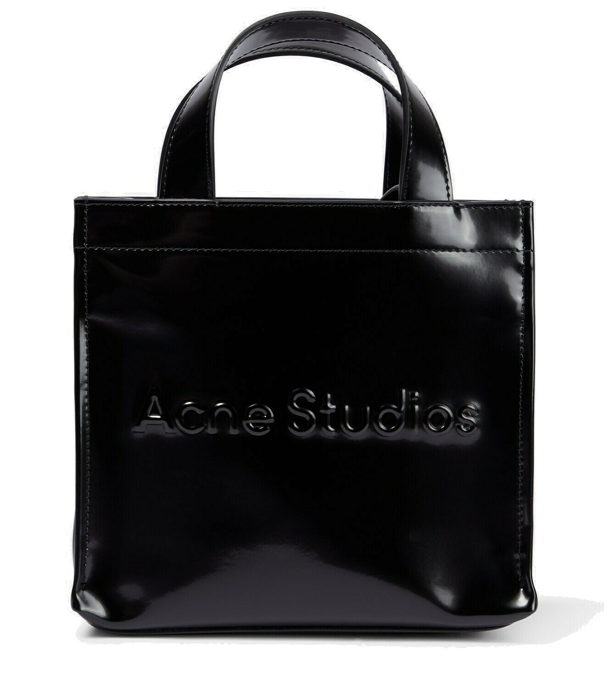 Acne Studios Mini logo-embossed tote bag Acne Studios