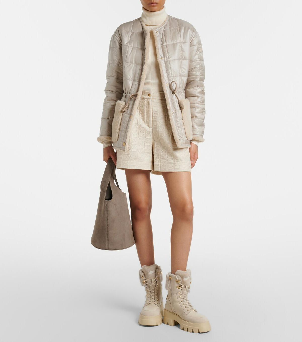 Moncler Tipule quilted reversible down jacket