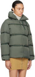 Paloma Wool Khaki Lilian Down Jacket