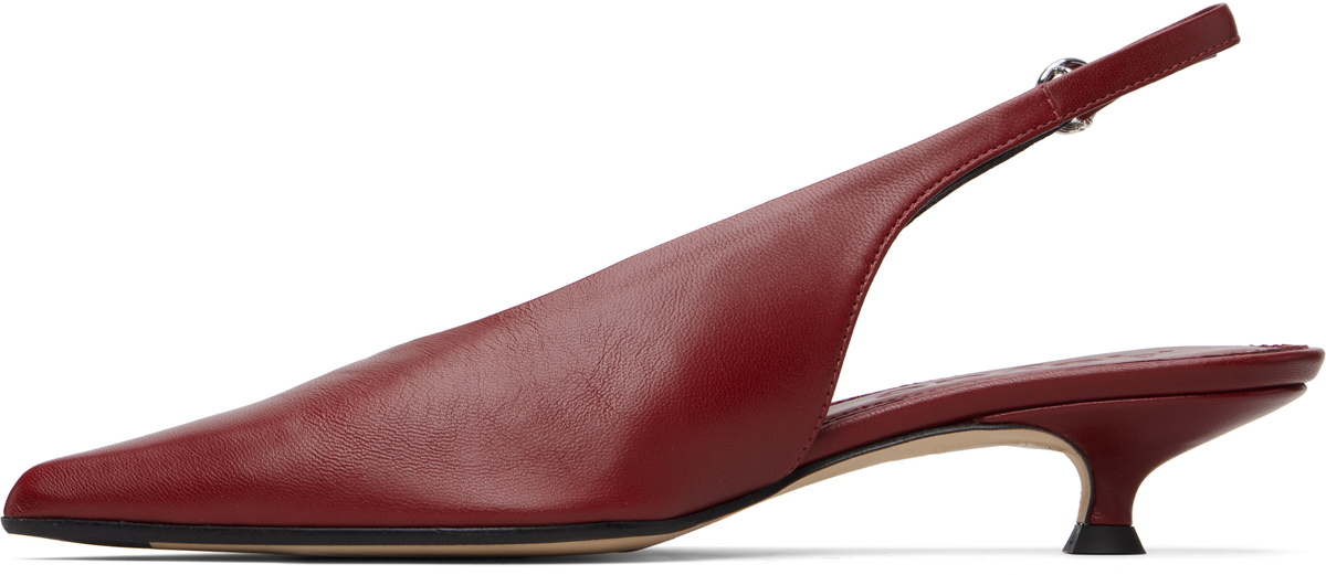 Aeyde Red Camila Heels