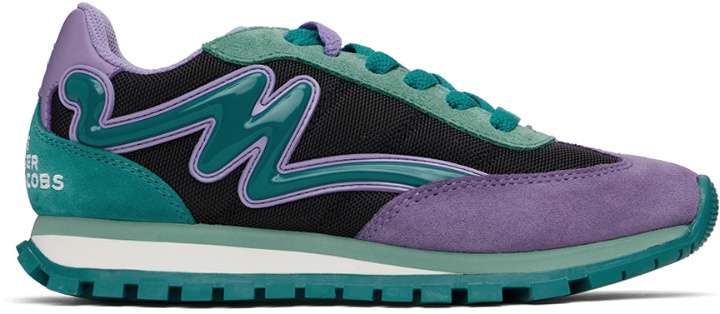 Photo: Marc Jacobs Purple & Green 'The Jogger' Sneakers