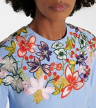 Costarellos Embroidered gown