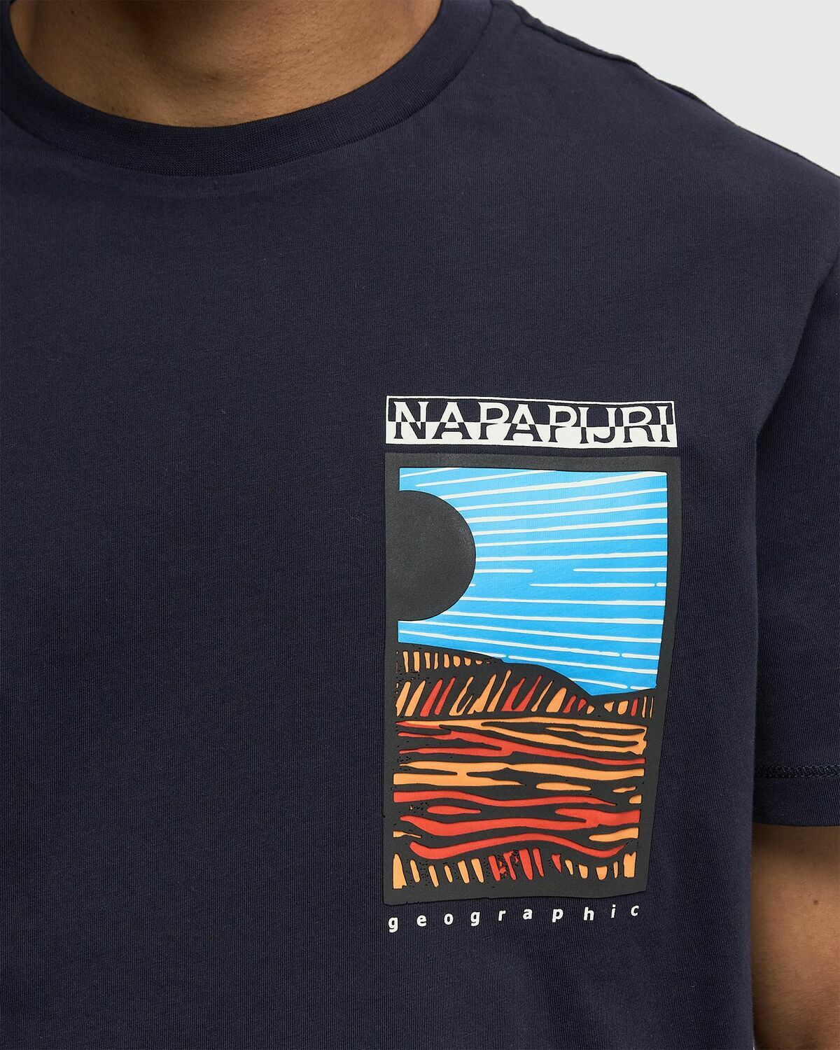 Napapijri S-VALDOR SS TEE Blue Mens Shortsleefe