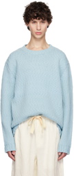 COMMAS Blue Crewneck Sweater