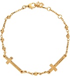 Dsquared2 Gold Signature Cross Bracelet