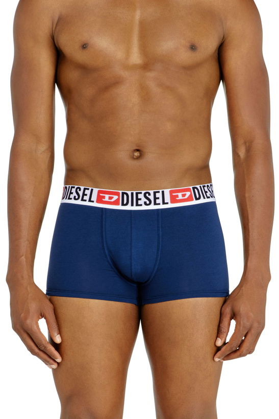 Photo: Diesel Three-pack of all-over logo waist boxers - Trunks Mens in Multicolor