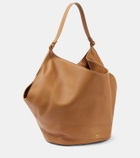 Khaite Lotus Medium leather tote bag