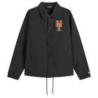 New Era Men's MLB New York Mets Coaches Jacket in Black