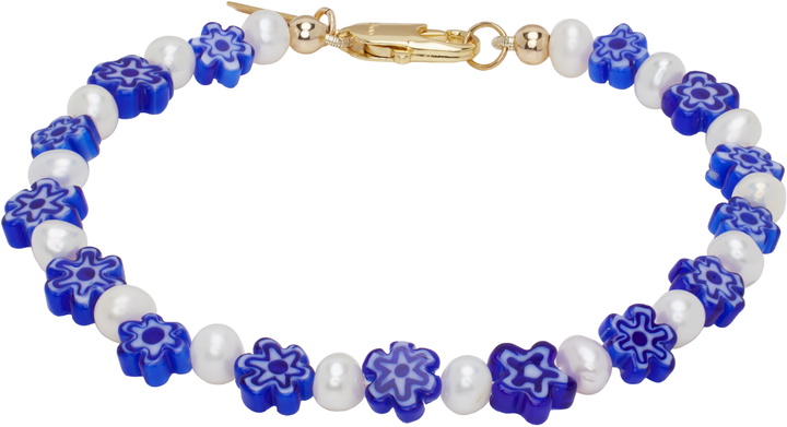 Photo: éliou White & Blue Amelia Bracelet