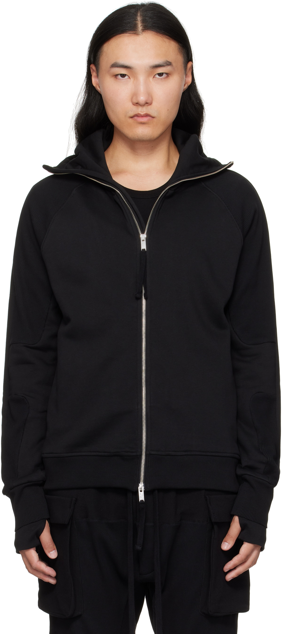 thom/krom Black M SJ 691 Hoodie