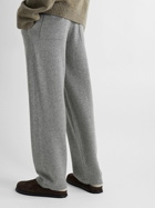 Piacenza Cashmere - Straight-Leg Cashmere Trousers - Gray