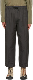 South2 West8 Grey Belted Centre Seam Trousers