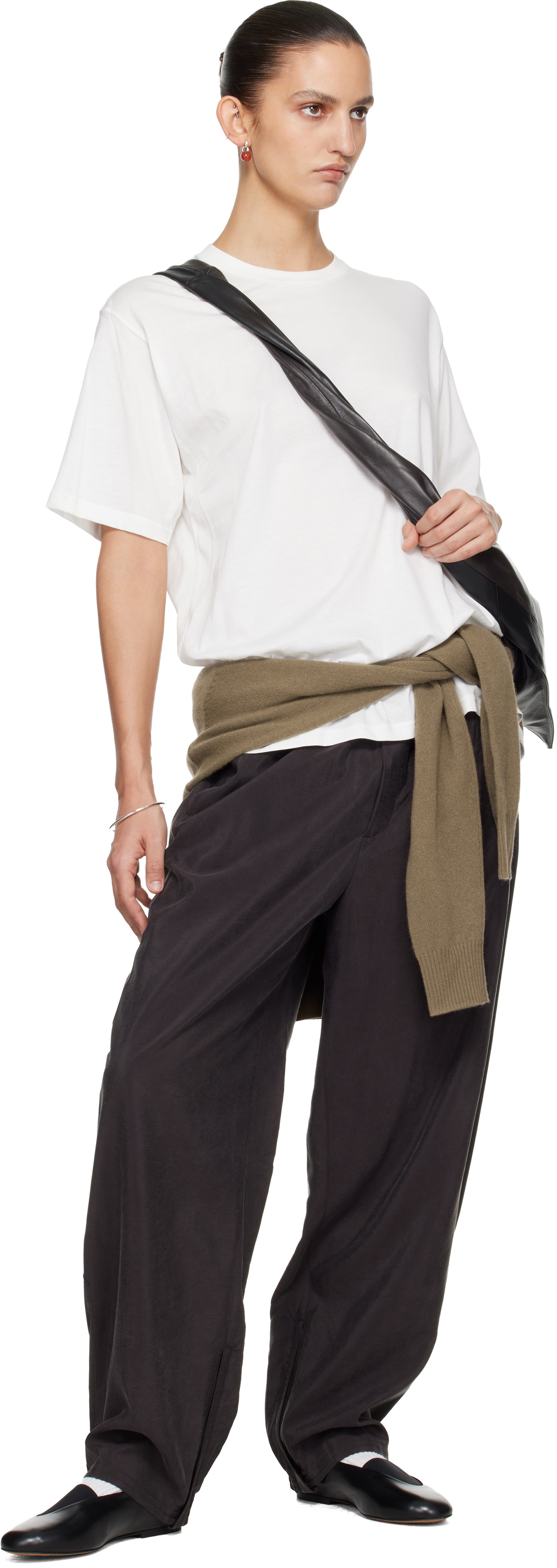 ssstein White Suvin Cotton Basic T-shirt