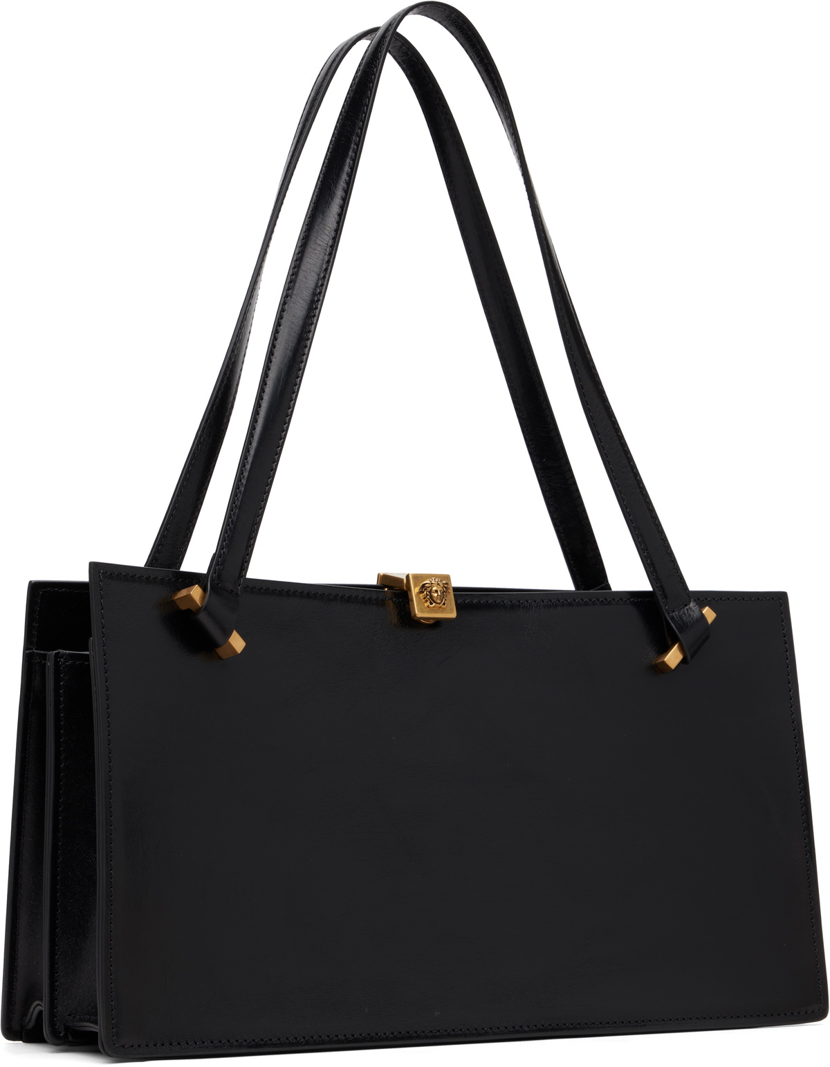Versace Black Severine Leather Tote