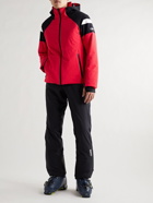 Colmar - Erwin Colour-Block Quilted Padded Hooded Ski Jacket - Red