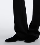 The Row Safi velvet loafers