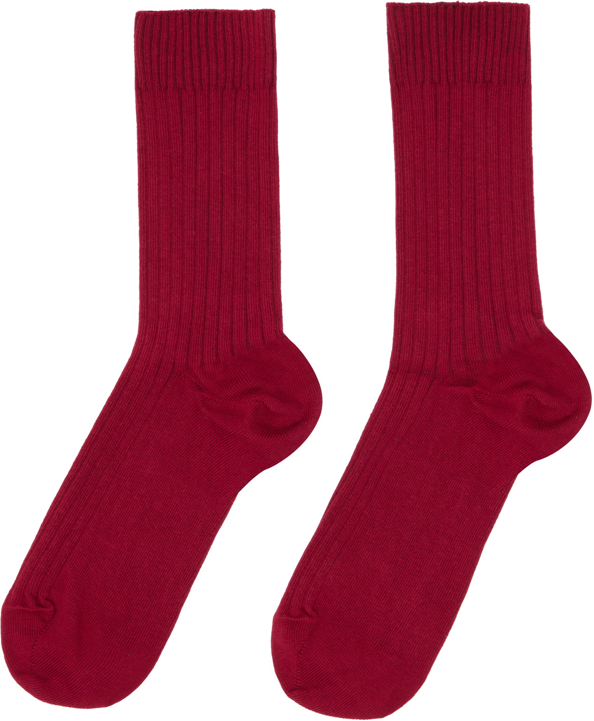 Baserange Three-Pack Multicolor Organic Cotton Rib Overankle Socks