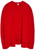 Toteme Cape-effect Cashmere Jumper Red