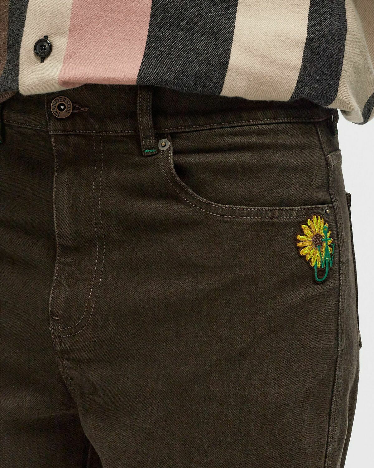 JW anderson Contrast Turn-Up ジーンズ ロエベ ジーパン