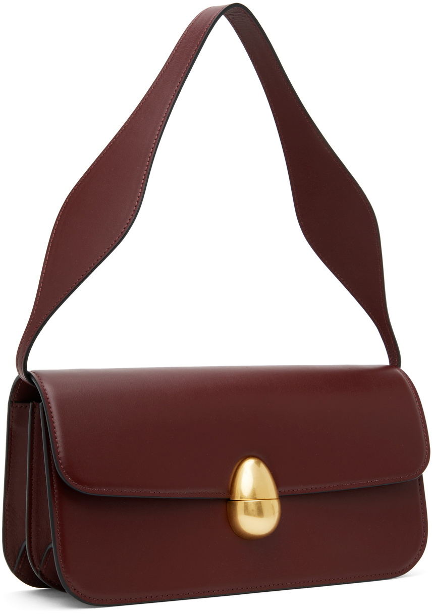 NEOUS Burgundy Phoenix Baguette Bag
