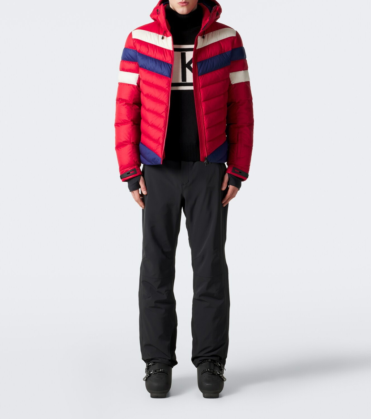 Perfect Moment Schild intarsia wool turtleneck sweater