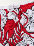 HUGO BOSS - Mid-Length Printed Shell Swim Shorts - Red - S