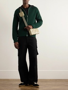 Jil Sander - Double-Faced Ribbed Wool and Cashmere-Blend Zip-Up Sweater - Green